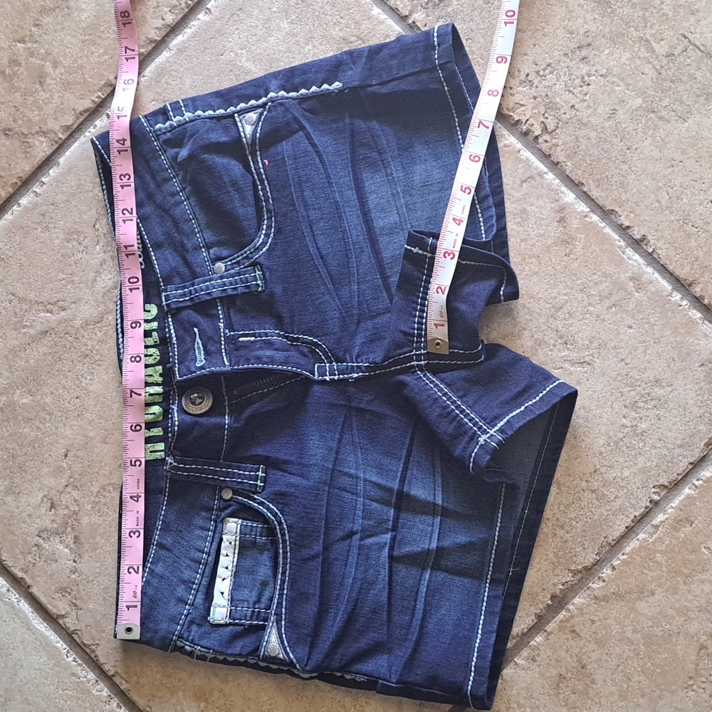 EUC denim shorts size 7/8